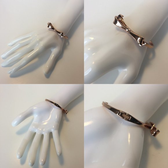 KATE SPADE Rose Gold 'Love Notes' Bangle Bracelet - Picture 8 of 8
